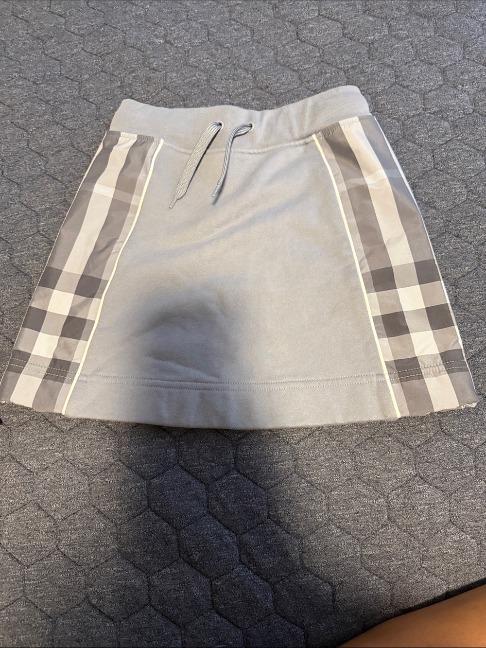 BURBERRY
Kids' Vintage Check A-line Miniskirt In Blue